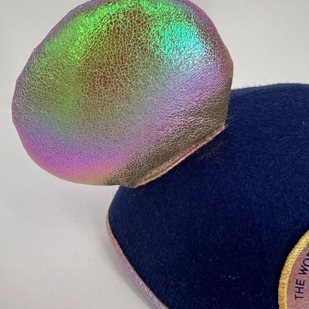 Disney Parks Adult 50th Anniversary‎ Mickey Mouse Ears Hat Iridescent Ears NWT